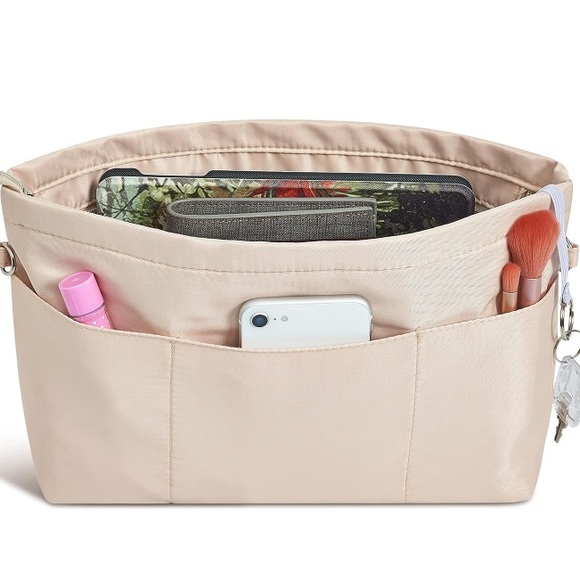 Vercord Premium Beige Nylon Bag Organizer Insert NWT Size Small - Picture 1 of 11